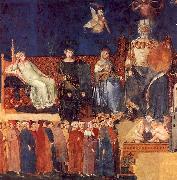 Ambrogio Lorenzetti Allegory of Good Government USA oil painting artist